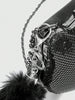 Black Cat Tail Crossbody Bag