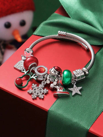 Snowflake Deer Bracelet