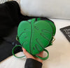 Green Leaf Crossbody Bag