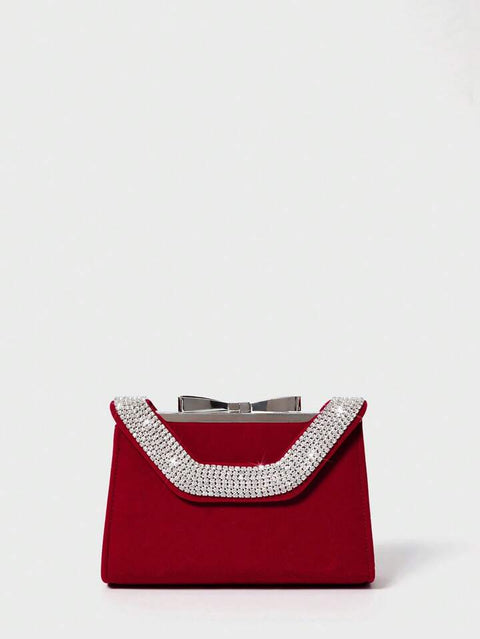 Velvet Red Evening Purse