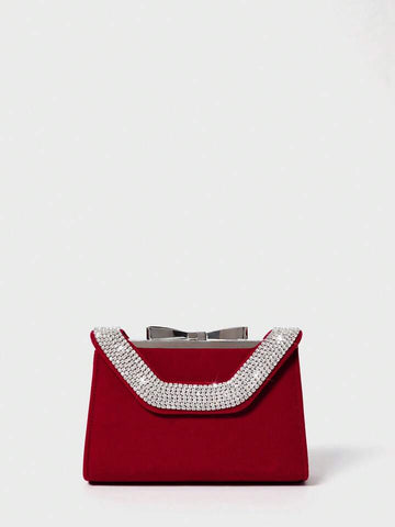 Velvet Red Evening Purse