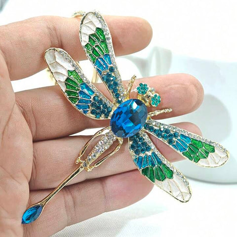Dragonfly Gem Keychain