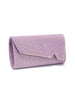 Purple Asymmetrical Clutch