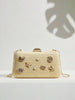 Shell Woven Clutch Bag