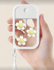 White Flower Portable Spray Bottle Keychain (Empty Bottle)