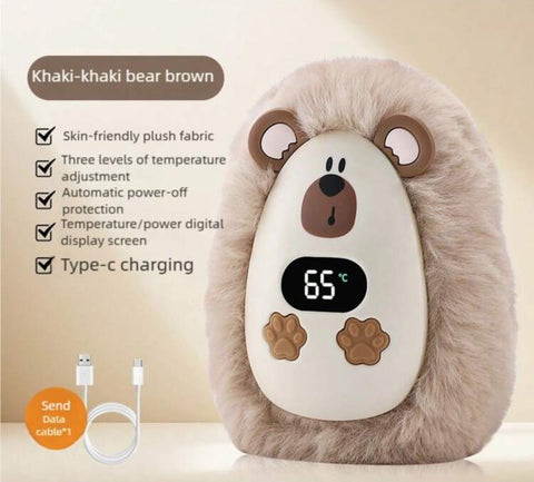 Fuzzy Cartoon Hand Warmer