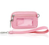 Pink Card Holder Pouch Wristlet