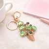 Green Plant Keychain