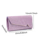 Purple Asymmetrical Clutch