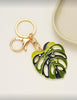 Green Leaf Keychain