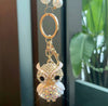 Owl Pearl Bling Keychain