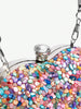 Colorful Stones Heart Purse