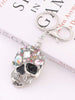 Skull Gemstone Keychain