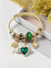 Emerald Heart Bracelet