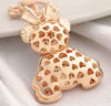 Bear Bow Bling Keychain