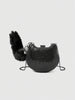 Black Cat Tail Crossbody Bag