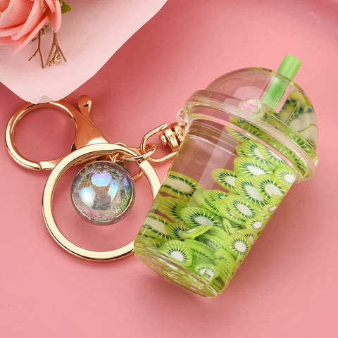 Kiwi Liquid Keychain