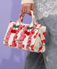 Cherry Ruffle Tote Bag