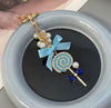 Lollipop Bow Pearl Keychain