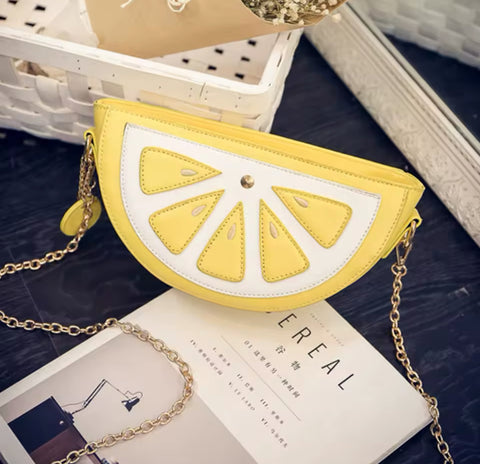 Lemon Slice Crossbody Bag