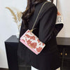 Pink Cow Print Purse