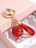 Red Cherry Wine Bling Keychain