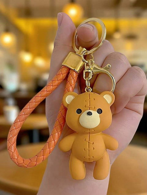 Teddy Bear Charm Keychain