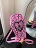 Spider Coffin Shaped Crossbody Bag