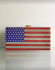 American Flag Evening Clutch