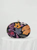 Midnight Floral Clutch Purse