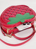 Strawberry Quilted Pattern Handbag