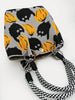 Black Cat & Pumpkin Knitted Handbag