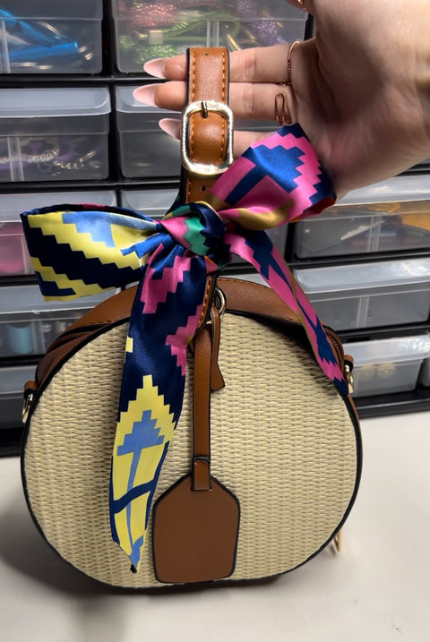Circular Scarf Handbag