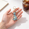 Blue Kangaroo Bling Keychain
