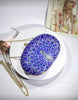 Blue Peacock Evening Clutch Bag