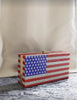 American Flag Evening Clutch