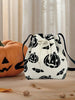 Halloween Pumpkin Drawstring Bucket Bag