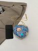 Blue Sequin Heart Crossbody Bag