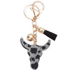 Cow Rhinestone Keychain