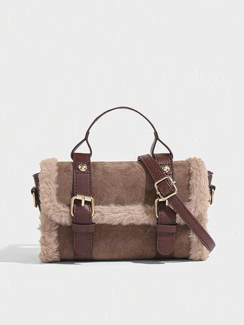 Furry Buckle Bag