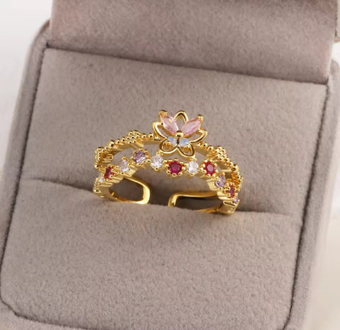 Serenity Butterfly Ring