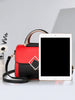 Black & Red Color Block Handbag