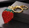 Strawberry Bling Keychain