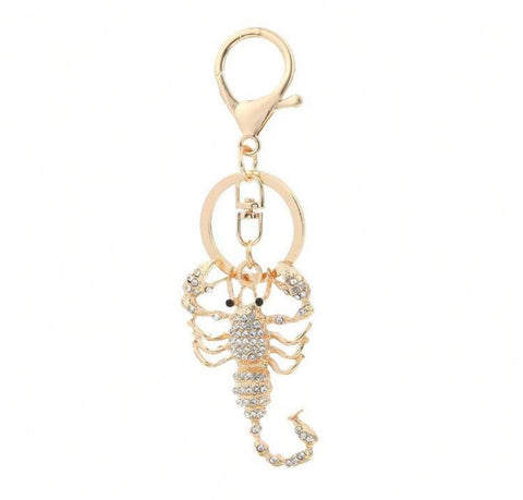 Scorpion Charm Keychain