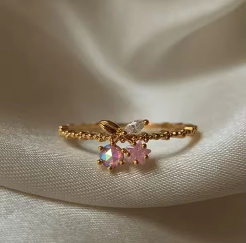 Pink Cherry Ring