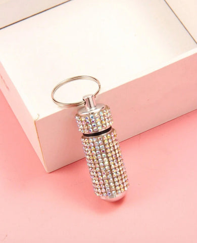 Iridescent Bling Pill Holder