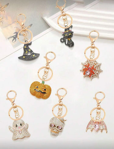 Halloween Bling Keychain