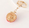 Apple Heart Keychain