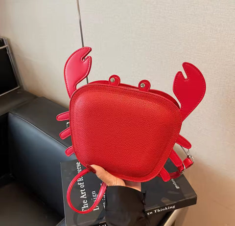 Red Crab Crossbody Bag