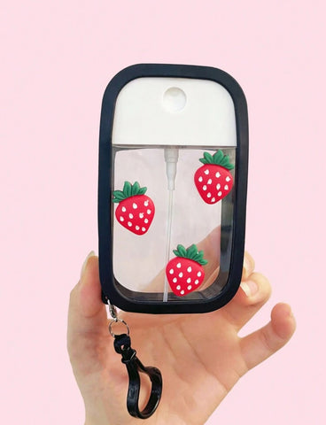 Strawberry Portable Spray Bottle Keychain (Empty Bottle)